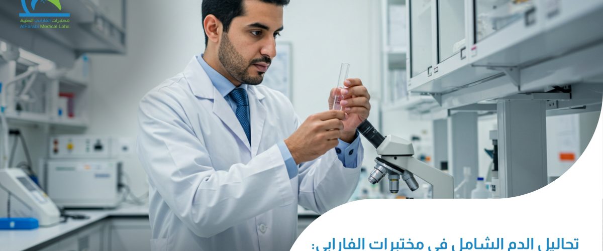 إجراء تحاليل الدم الشامل في مختبرات الفارابي يضمن دقة عالية وتشخيصًا مبكرًا باستخدام أحدث التقنيات للحفاظ على صحتك.