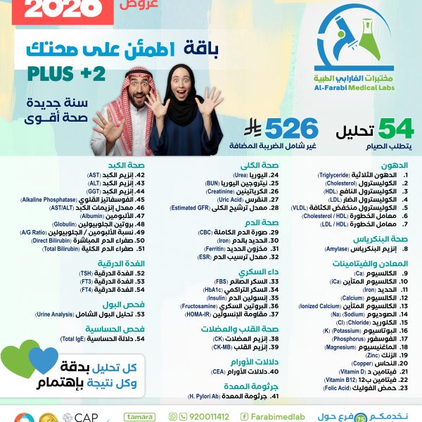 باقة اطمئن على صحتك PLUS +2