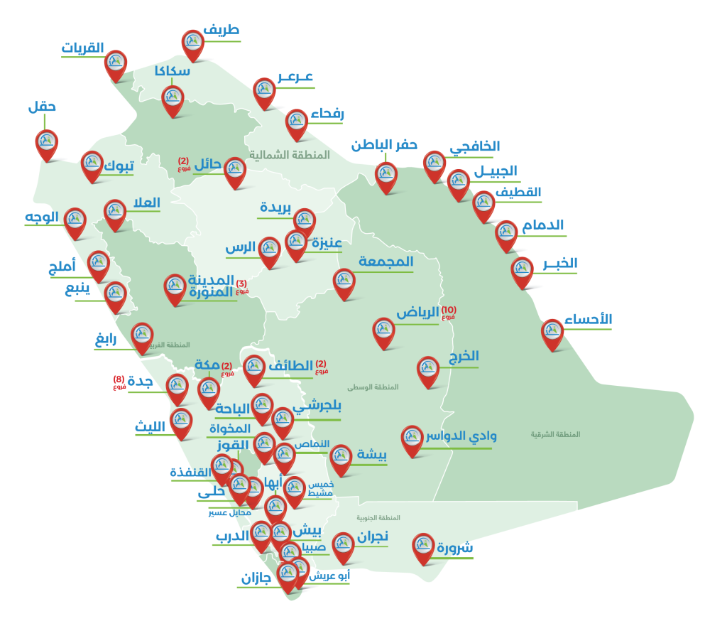 Farabi Final 71 branches Map+ 2