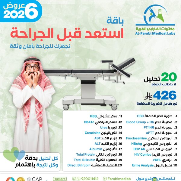 باقة استعد قبل الجراحة